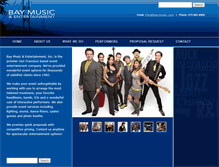 Tablet Screenshot of baymusic.com